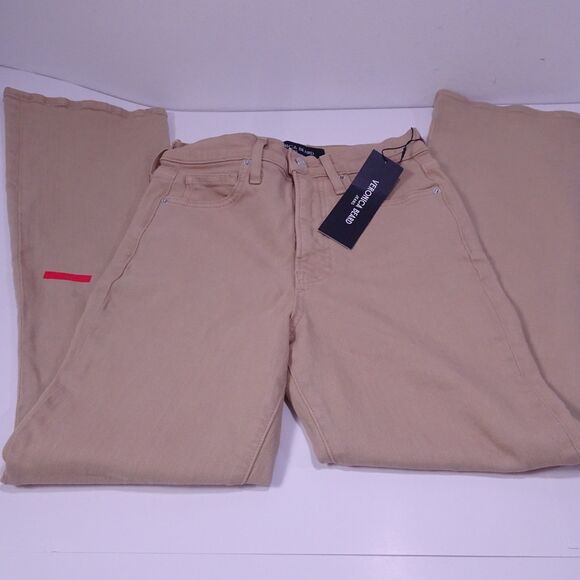 Veronica Beard Women's Carson high-rise Pants Jeans Sz 27 Khaki NWT 298 IRRG - Picture 6 of 10